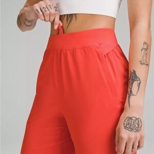 Bright orange adapted state lululemon joggers size 12